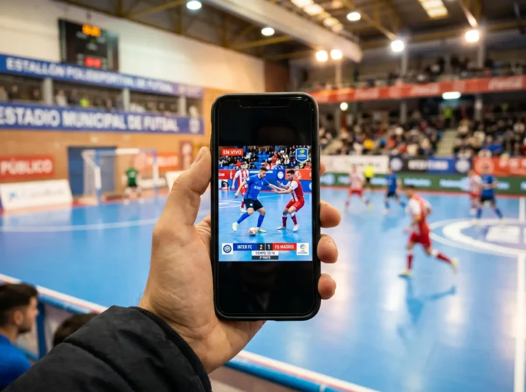 Apuestas de fútbol sala desde aplicaciones móviles